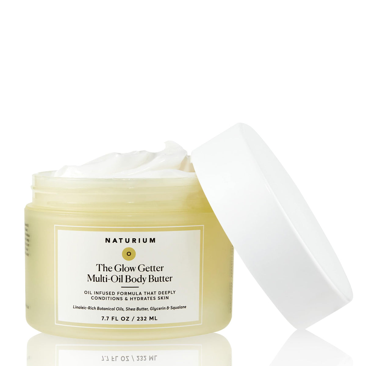 Suplement ​Naturium The Glow Getter Whipped Multi-Oil Body Butter, Firming Cream & Body Moisturizer with Shea Butter, 7.7 fl oz - VelvetGlow USA