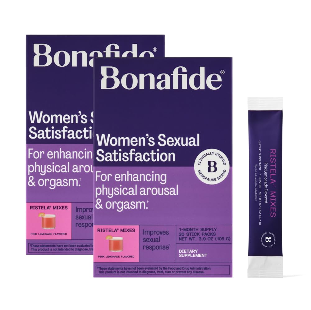 Intimacy Support Supplement for Women – Bonafide Ristela Mixes – Hormone-Free, Clinically Studied – Helps Increase Arousal & Sexual Function – 1-Month Supply