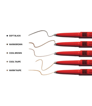 MAKE Beauty Nano Brow, Micro Eyebrow Pencil. Long-Lasting Smudgeproof Eye Brow Makeup for Hairlike Lines. Precision Liner for Natural-Looking Eyebrows - Shade, Warm Taupe MAKEBuy Supplements Australia