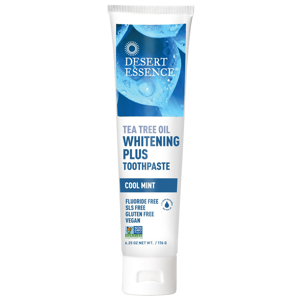 Desert Essence Tea Tree Oil Whitening Plus Toothpaste, 6.25 oz