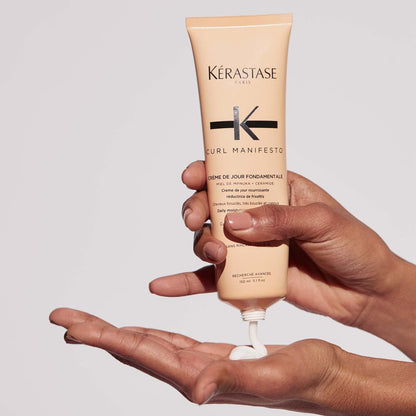 Kérastase Curl Manifesto Crème de Jour – Enhances Curls, 5.07 Fl Oz