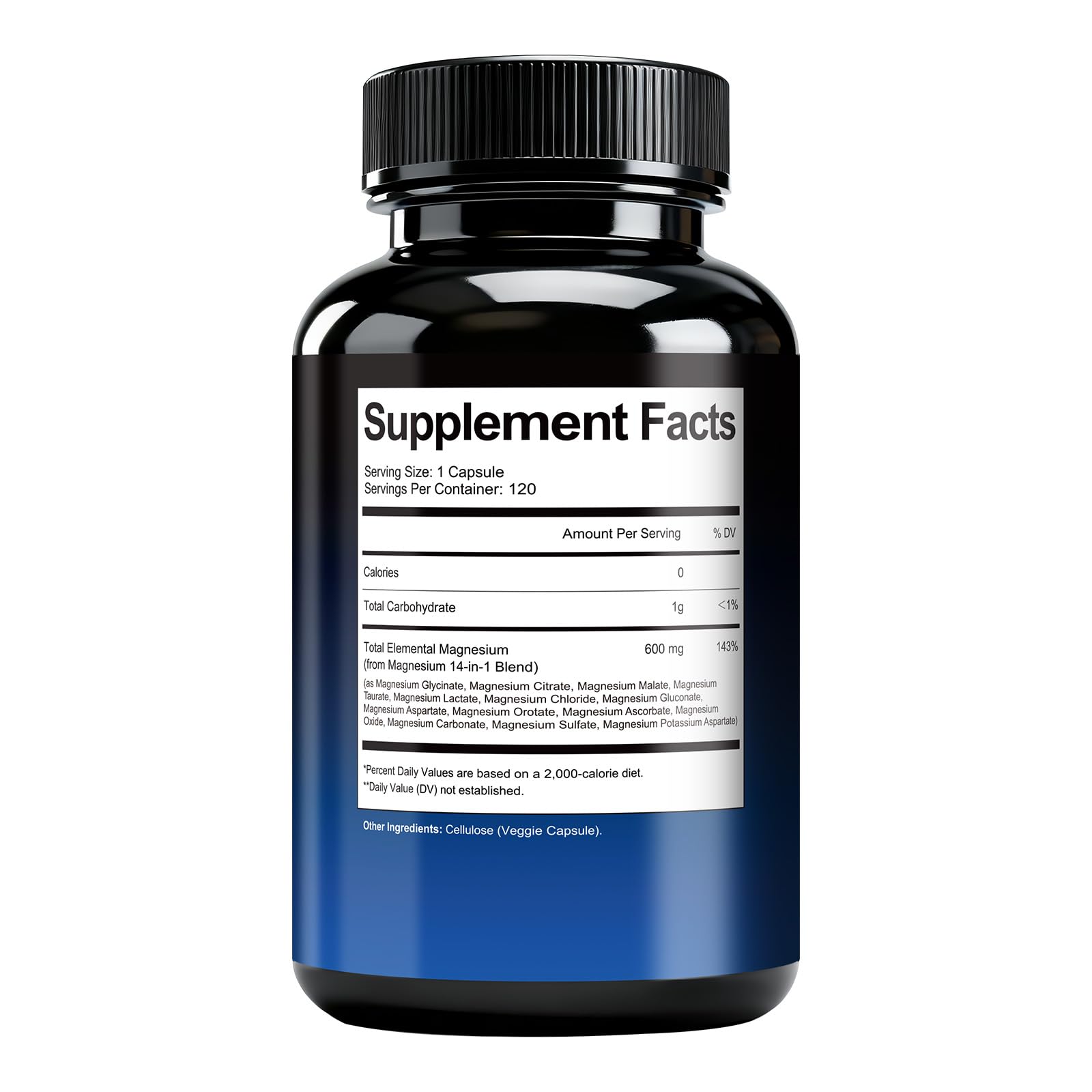 14-in-1 Magnesium Complex Supplement, 1200mg Elemental Magnesium Glycinate, Citrate, Malate, Taurate - Magnesium Complex for Women Nerves, Bone & Heart Health | Non-GMO GrthNutr buy supplements Au