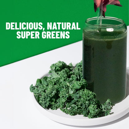 EHP Labs OxyGreens Super Greens Powder with Spirulina & Chlorella, Prebiotic Fiber, Probiotics & Digestive Enzymes – Antioxidant Green Superfood Supplement - 15 Serves (Pineapple)