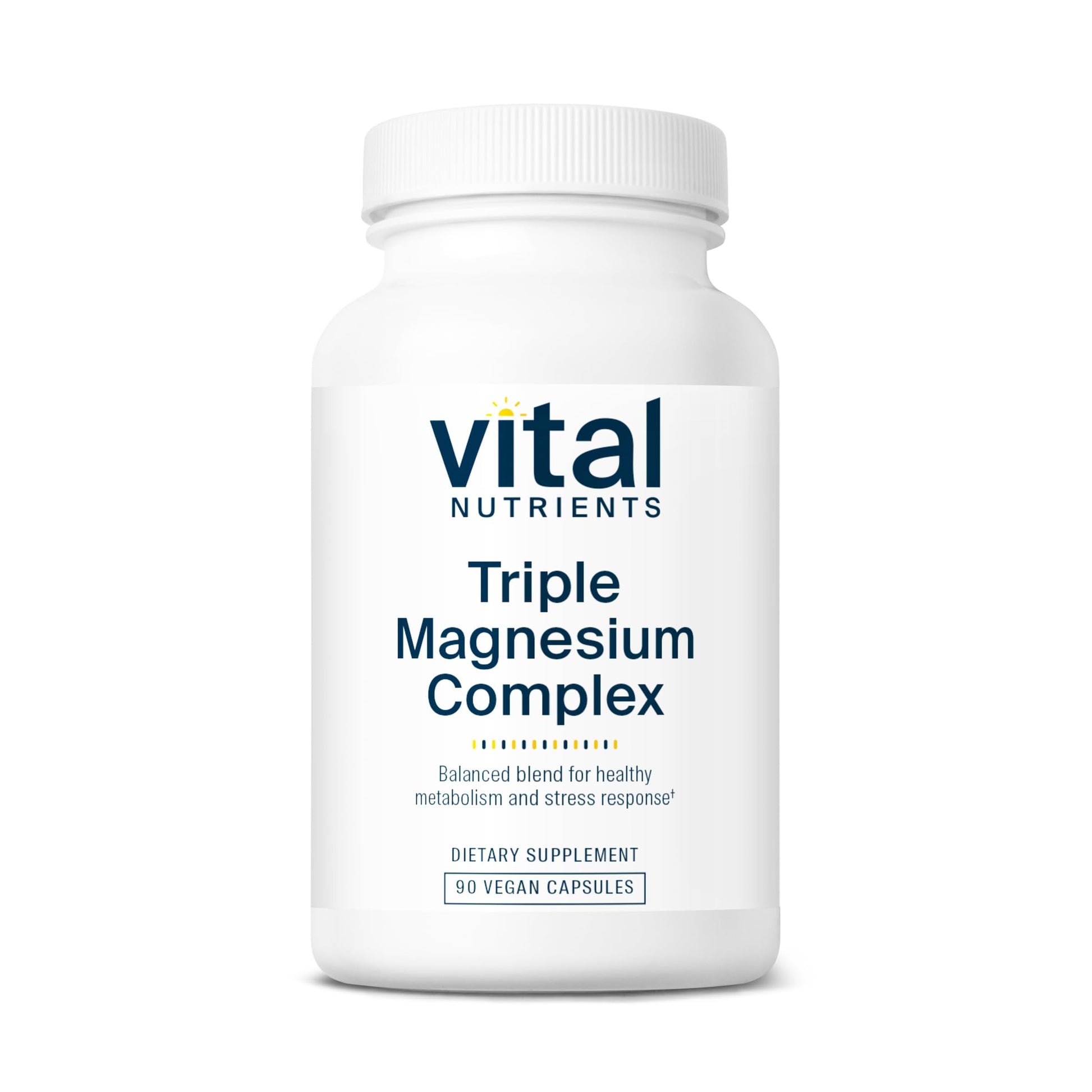 Vital Nutrients Triple Magnesium Complex Supplement | Vegan Magnesium Glycinate, Malate & Oxide 250mg | Easily Absorbed Magnesium Supplement for Stress, Muscle, Heart, Bone Support | 90 Capsules Vital NutrientsBuy Supplements Australia