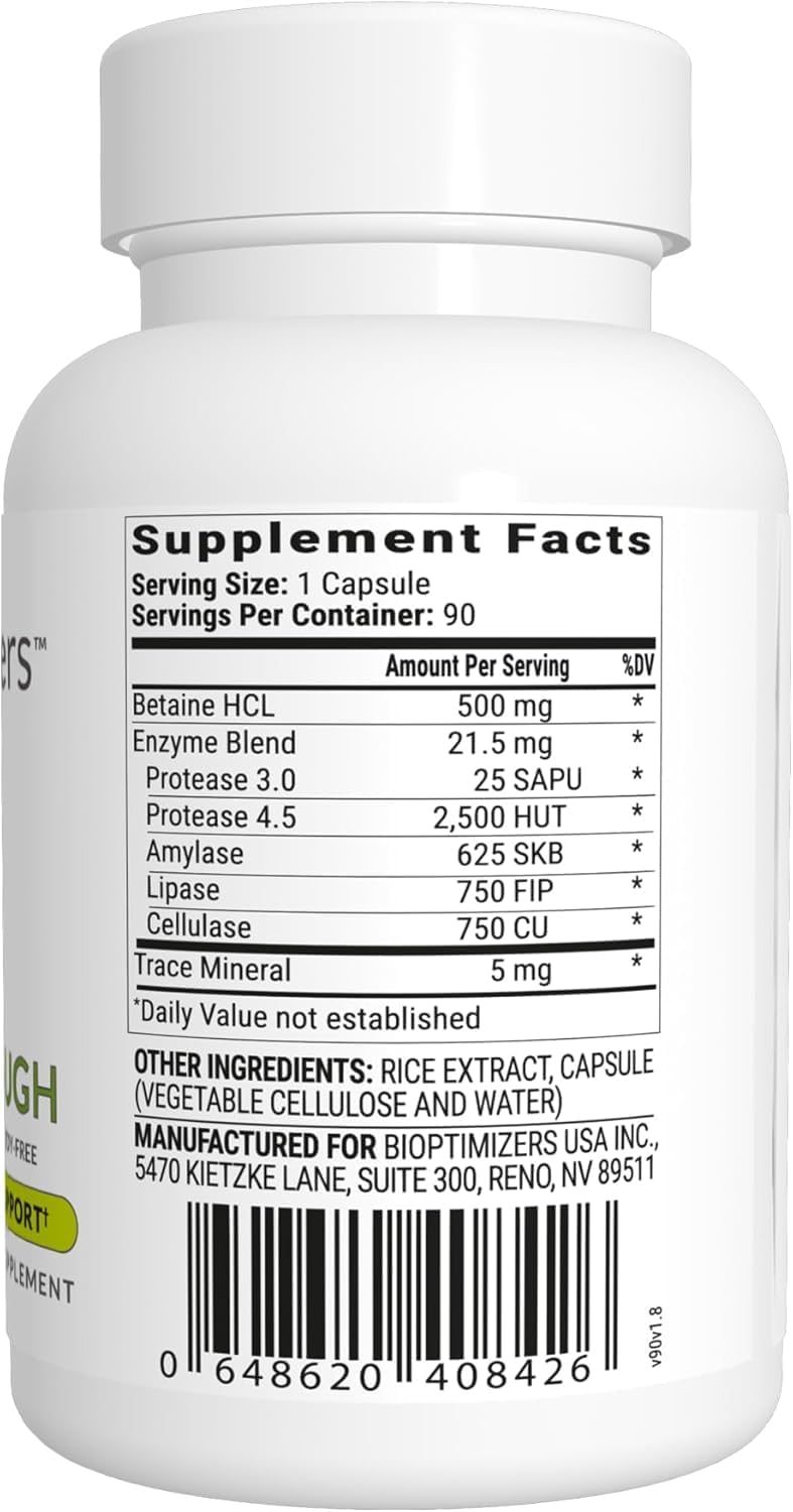 BiOptimizers - P3-OM (60 Capsules) and HCL Breakthrough (90 Capsules) Supplement Bundle