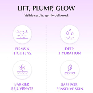 Suplement ​Bakuchiol Plumping Capsule Cream – Retinol Alternative Moisturizer for Firming and Pore Care with 99% Pure Bakuchiol, 5 Types of Collagen - VelvetGlow USA