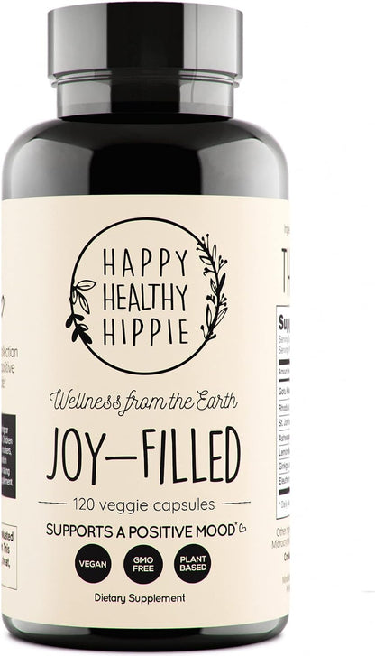 Joy-Filled Mood Support Supplement + St. John's Wort, Plant-Based, 120 Ct