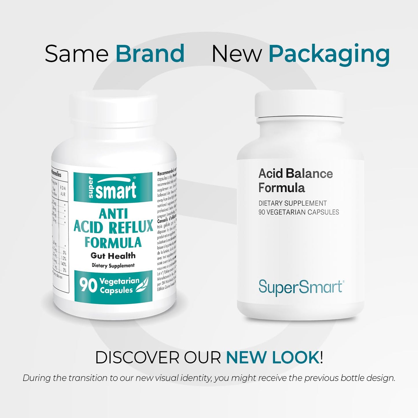 Supersmart Acid Balance Formula (Advanced Complex) - with Zinc L-Carnosine, Slippery Elm Extract, Licorice Root | Non-GMO & Gluten Free - 90 Vegetarian Capsules Supersmart buy supplements Au
