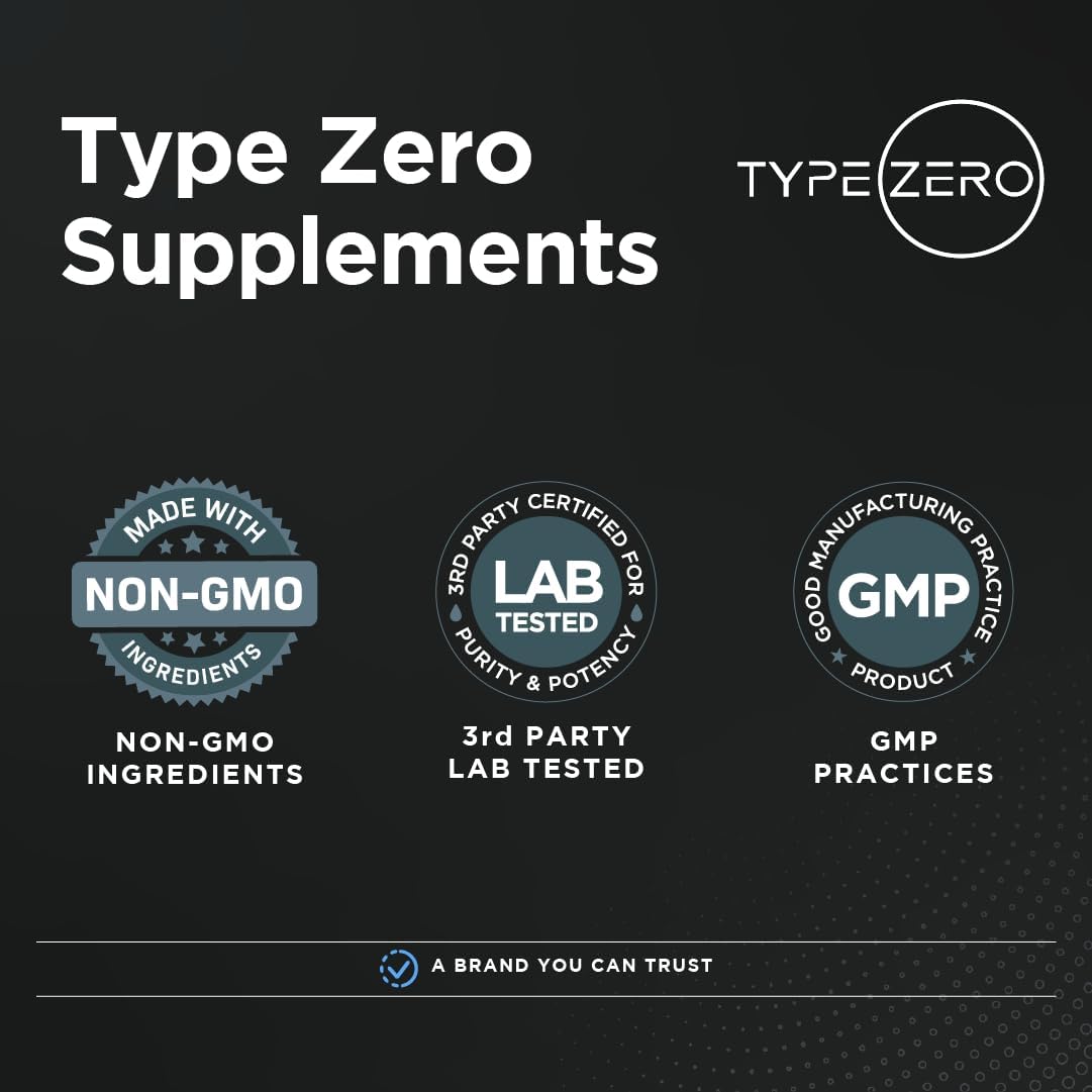 Type Zero Ceylon Cinnamon (1200mg) 120 Capsules, Gluten-Free, GMO-Free | Organic Cinnamon Bark Supplement, Natural