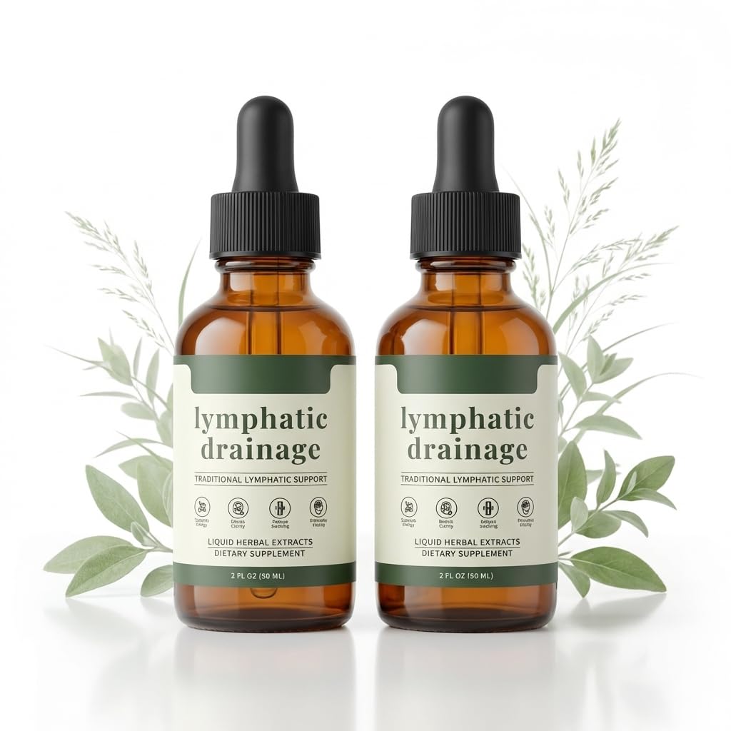 Skrmooning Lymphatic Drainage Drops -2 Pack Organic Lymphatic Drainage Supplement, Reduces Swelling, Boosts Immunity Vitality,Enhance Clarity, Portable Dropper Design, 2 Fl Oz Skrmooning buy supplements Au