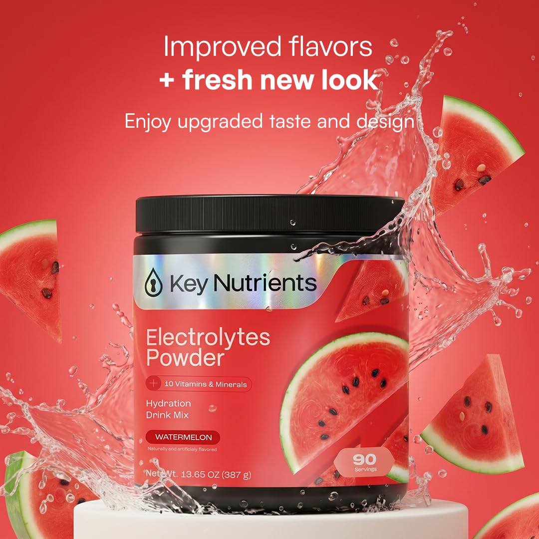KEY NUTRIENTS Multivitamin Electrolyte Packets, No Sugar Variety Pack, 10Ct