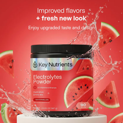 KEY NUTRIENTS Multivitamin Electrolyte Packets, No Sugar Variety Pack, 10Ct