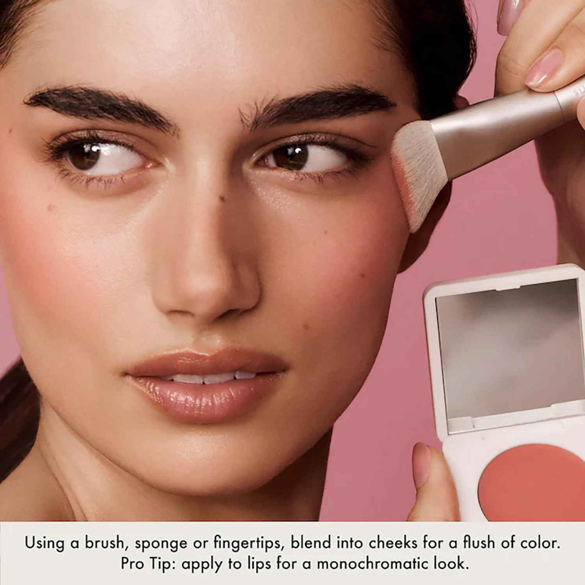 Summer Fridays Blush Butter Balm - Skincare-Infused Hydrating Cream Blush with Hyaluronic Acid, Ceramides, & Shea Butter for a Dewy Flush of Color - Cheek and Lip Tint - Berry Spritz (0.14 Oz)