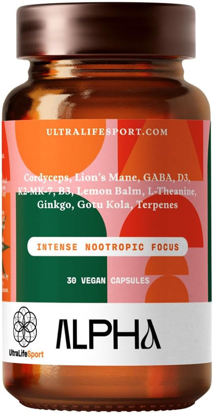 Ultra Life Sport Alpha Nootropic & VITA Woman Multivitamin Bundle
