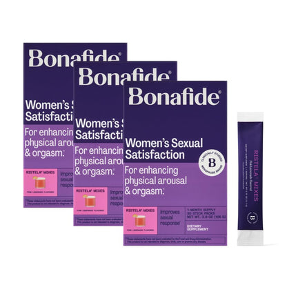 Intimacy Support Supplement for Women – Bonafide Ristela Mixes – Hormone-Free, Clinically Studied – Helps Increase Arousal & Sexual Function – 1-Month Supply