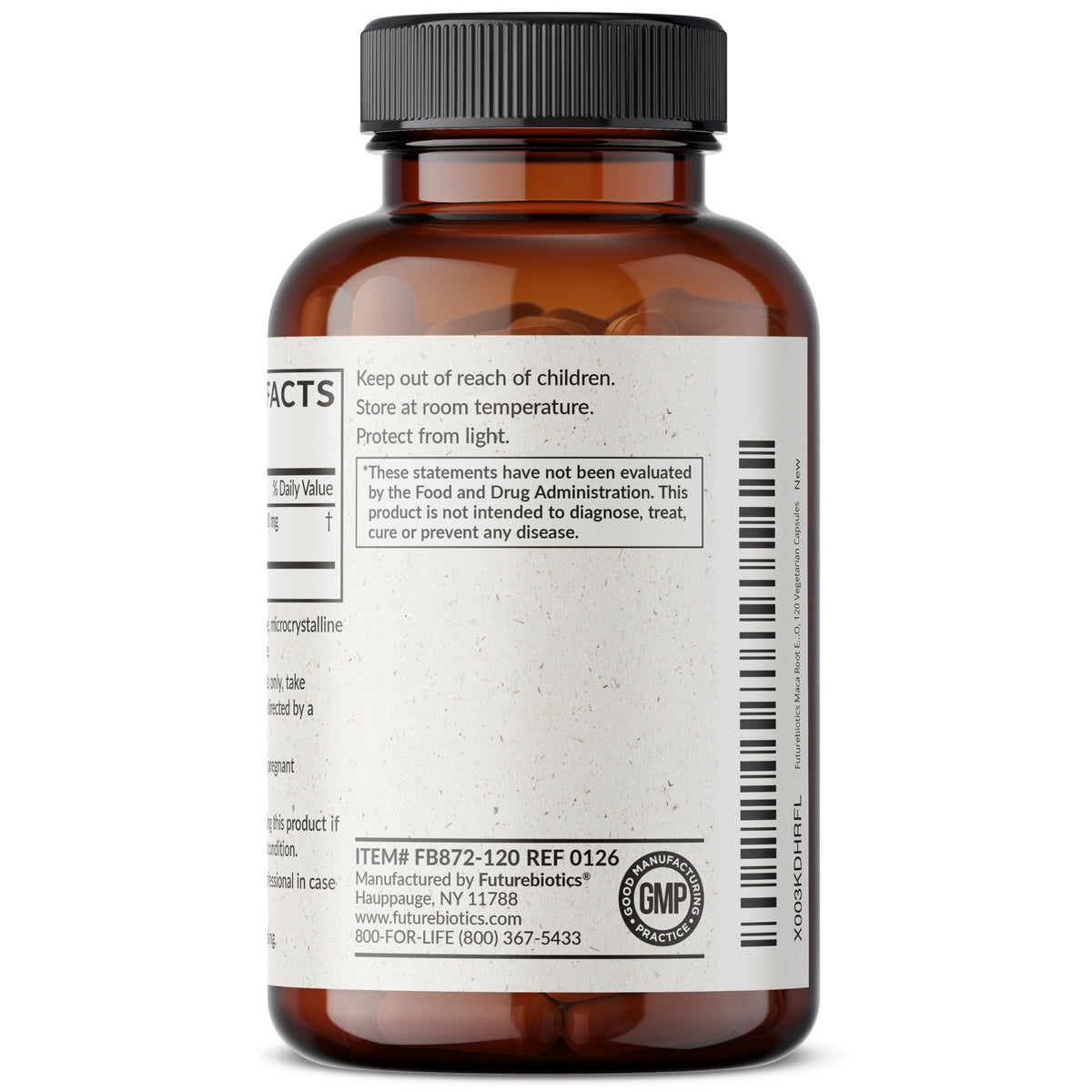 Futurebiotics Maca Root Extra Strength Supports Energy, Stamina & Reproductive Health, Non-GMO, 250 Vegetarian Capsules