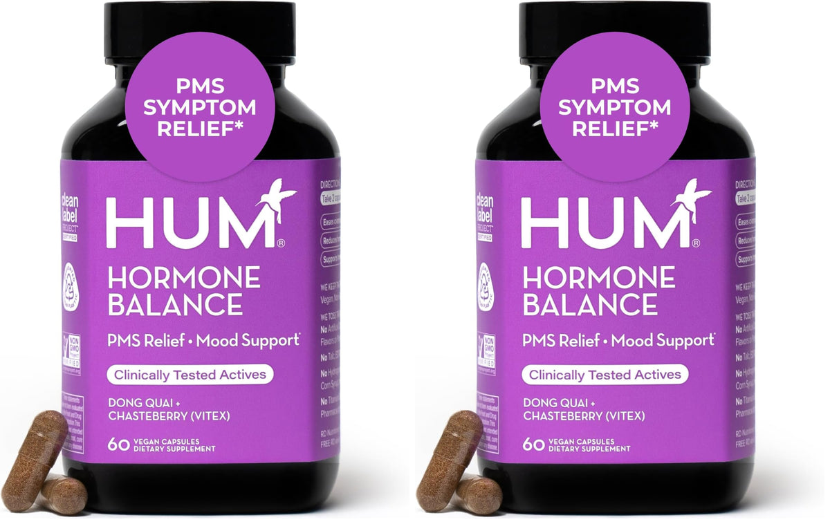 HUM Hormone Balance Supplement Chasteberry & Dong Quai, Women, 60 Count