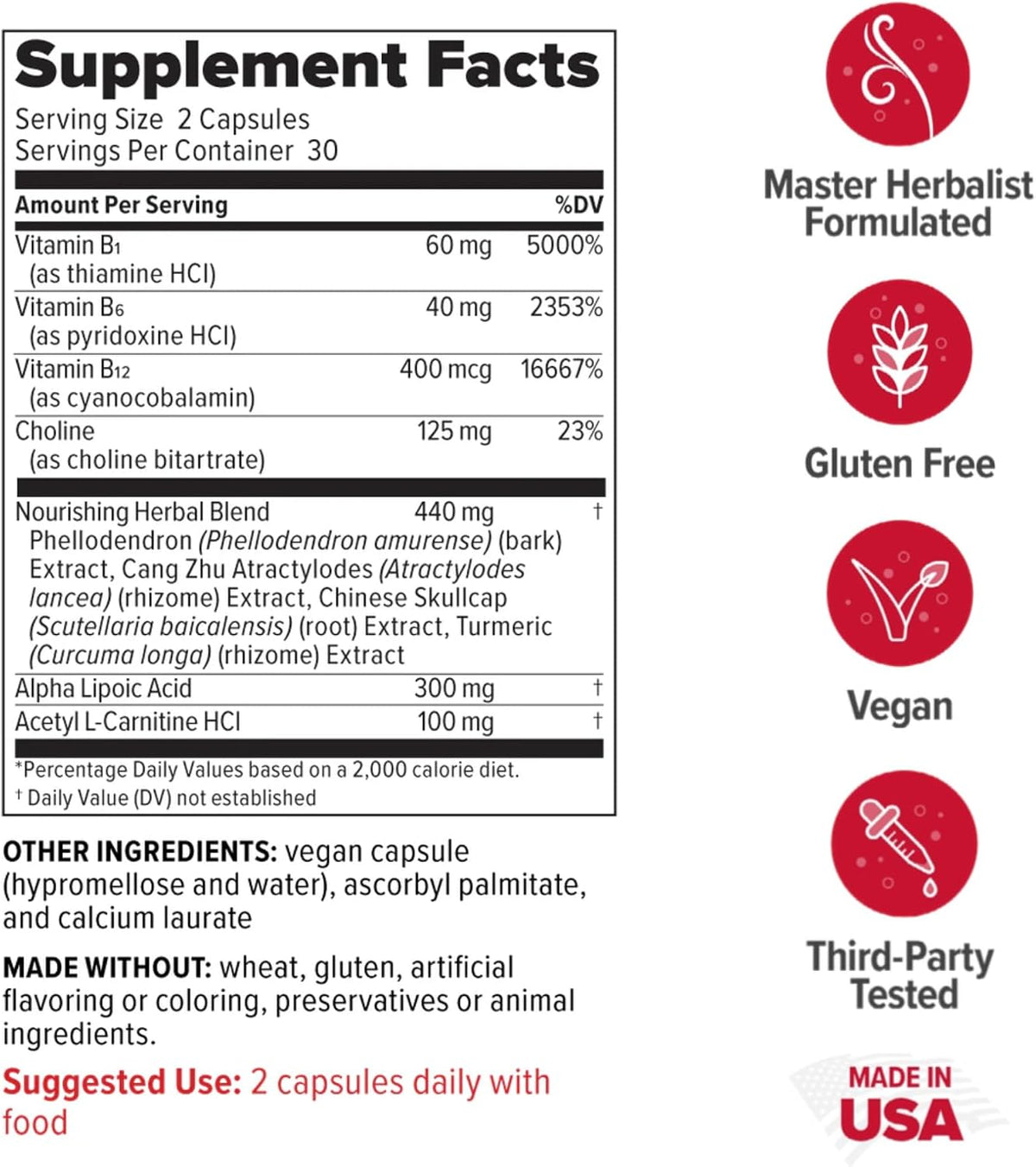 Redd Remedies Nerve Shield, 60 Capsules, and 120/80 Care, 60 Capsules