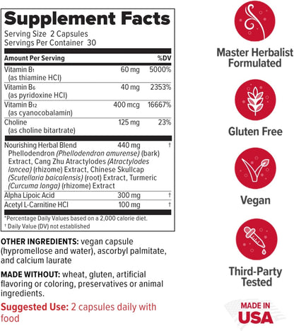 Redd Remedies Nerve Shield, 60 Capsules, and 120/80 Care, 60 Capsules