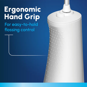 Suplement ​Waterpik Cordless Pulse 3100 Rechargeable Portable Water Flosser for Teeth, Gums, Braces Care and Travel with 2 Flossing Tips, Waterproof for Shower Use - VelvetGlow USA