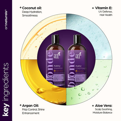 ArtNaturals Argan Oil Shampoo & Conditioner Set, 16 fl oz