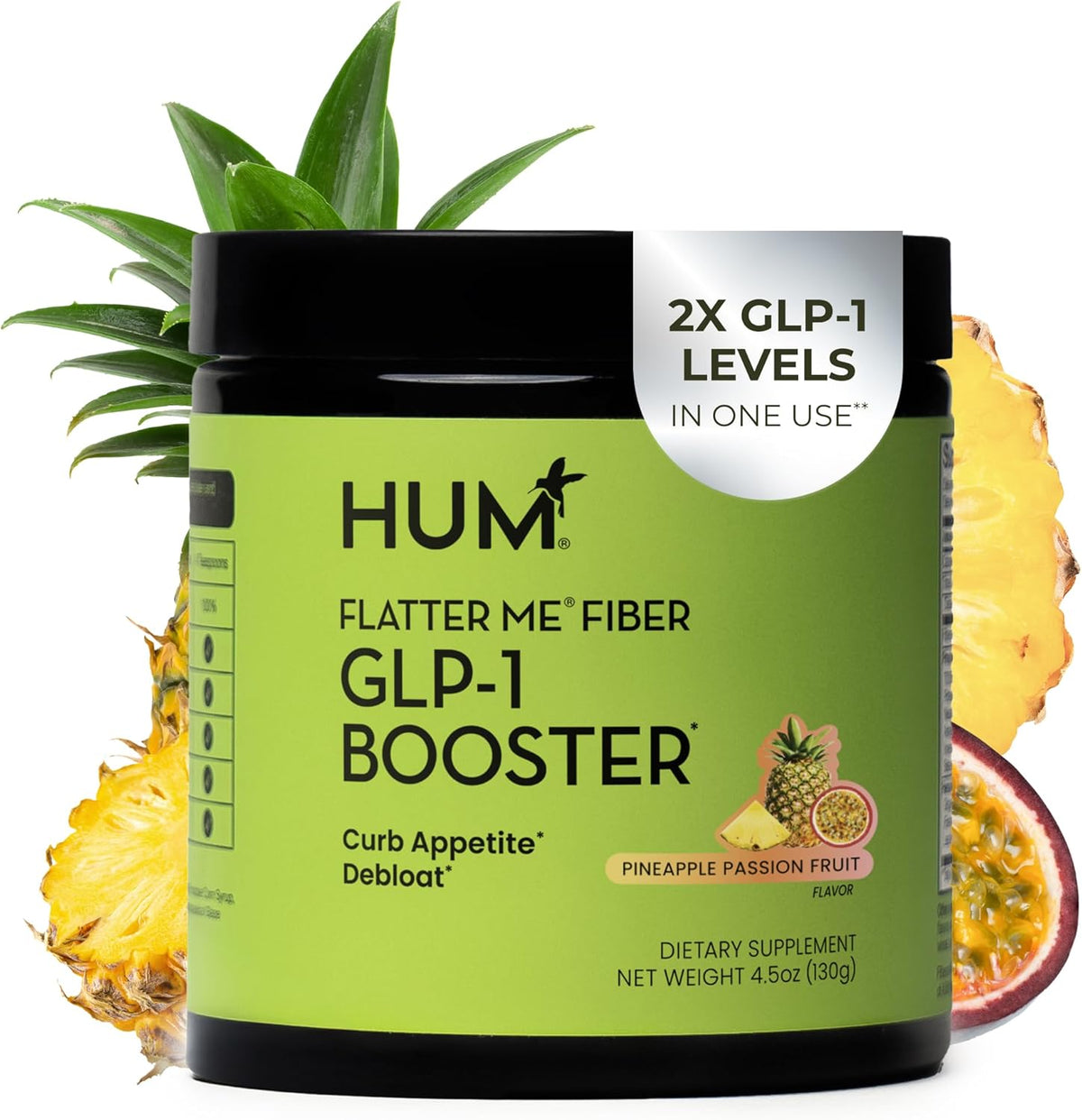 HUM Nutrition Flatter Me Fiber + Dream Team Magnesium Powder Bundle – Digestive Support Fiber & Magnesium Bisglycinate Drink Mix with L-Theanine & Tart Cherry, Cherry Lemon, 2-Product Wellness Routine