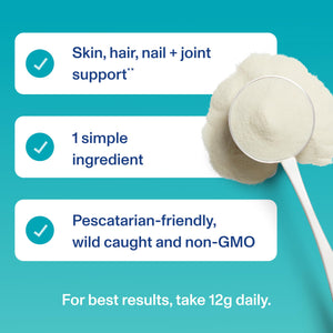 Vital Proteins Marine Collagen Peptides Powder Supplement for Skin Hair Nail Joint - Hydrolyzed Collagen - 12g per Serving - 7.8 oz Canister Vital Proteins buy supplements Au
