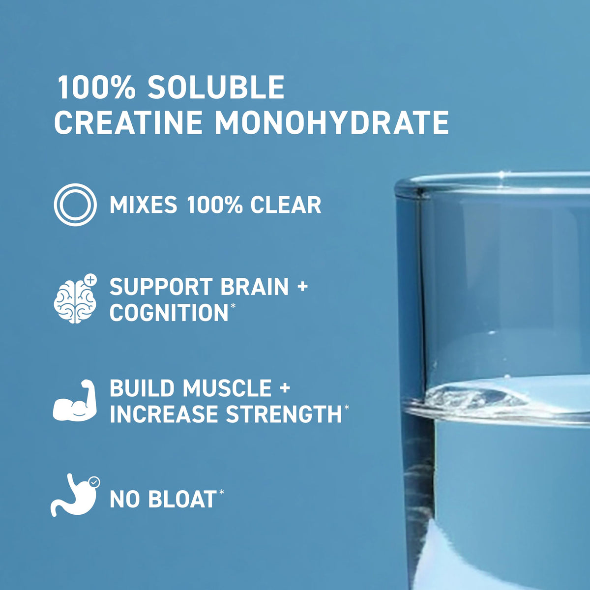 Kaged CreaClear Creatine Monohydrate Powder | Mixes Clear & Dissolves Completely, No Grit | Premium Micronized Creatine for Strength, Performance & Muscle Support | Unflavored | 30 Servings