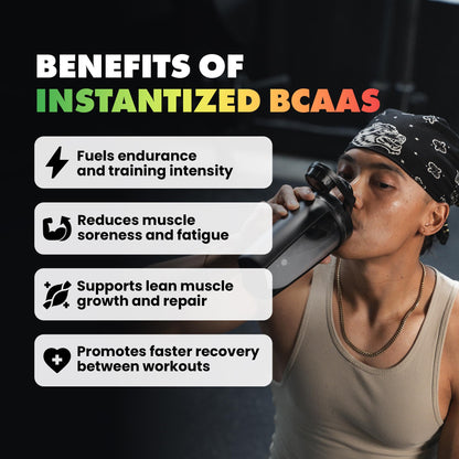 Gains in Bulk BCAA Powder, Amino Acids, Unflavored, 30 Servings