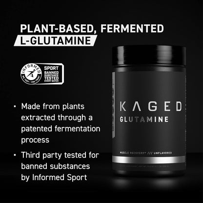Kaged Creatine Monohydrate, Glutamine & Intra Workout Bundle | Pre, Intra, & Post Workout Supplement Kit | Muscle Recovery and Growth