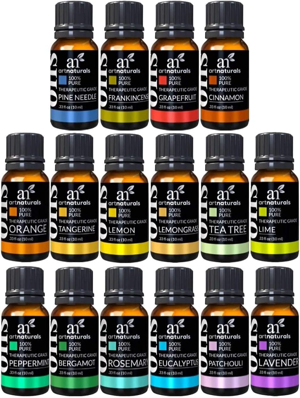 ArtNaturals Top 16 Essential Oils Set, 16 x 10 mL