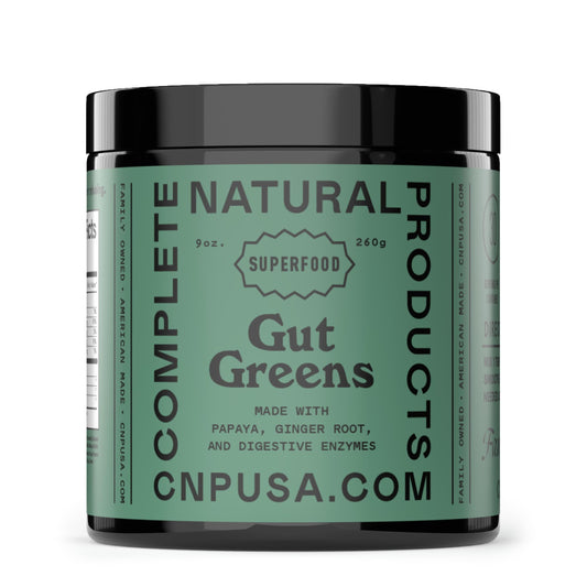 Gut Greens Superfood Powder Formula Supplement - Amazing Raw Digestive Enzyme Supplements Grass Mix, 9oz, 30 Servings