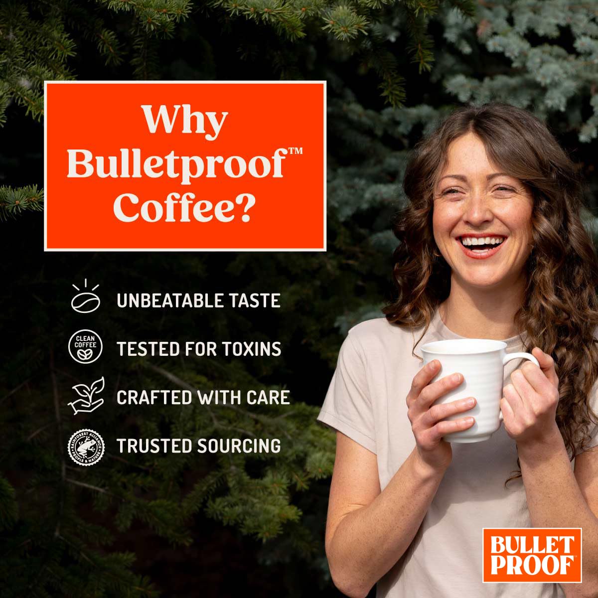 Bulletproof Original Medium Roast Ground Coffee 12 Ounces and Original Medium Roast Ground Decaf 12 Ounces Bundle, 100% Arabica Coffee, Clean Coffee Tested for Toxins, Sustainably Sourced