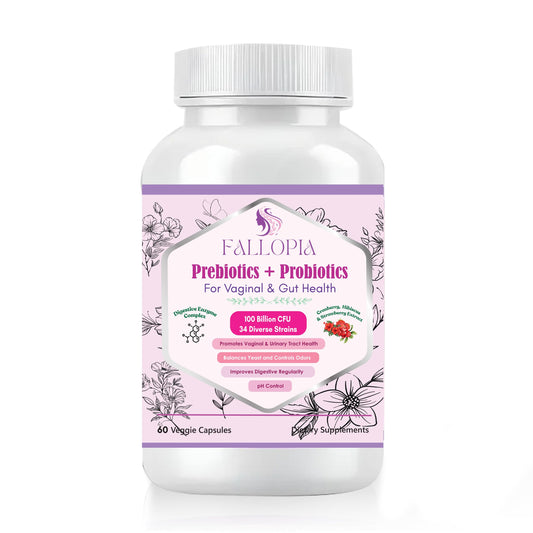 Vaginal Probiotics for Women with Prebiotics Cranberry D Mannose Digestive Enzymes & Hibiscus 34 Strains 100 Billion CFU Feminine Care Supplement for Gut Urinary Health and pH Balance Support