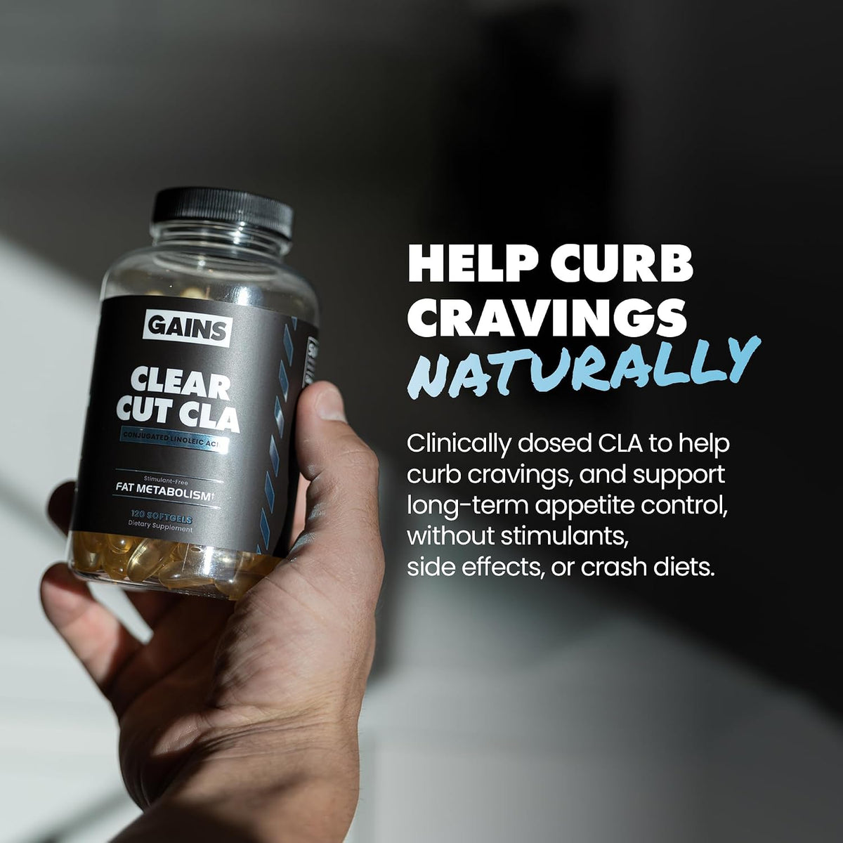 Gains in Bulk Clear Cut CLA 1000mg, 30 Servings