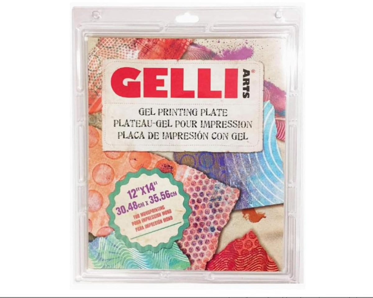 Gelli Arts Gel Printing Plate - 8" X 10" Gel Plate, Reusable Gel Printing Plate, Printmaking Gelli Plate for Art, Clear Gel Monoprinting Plate, Gel Plate Printing for Arts and Crafts
