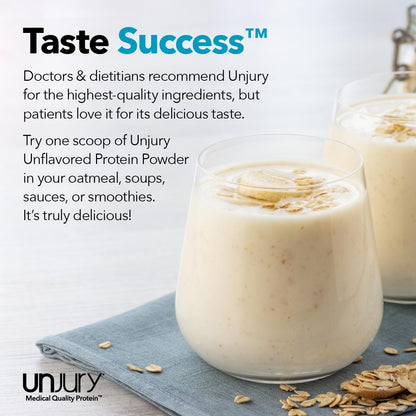 Unjury Unflavored Protein Powder | 21g 100% Whey Isolate Protein Powder | Unflavored Whey Protein Powder | Low Carb and Sugar Free Whey Protein Isolate | Gluten Free