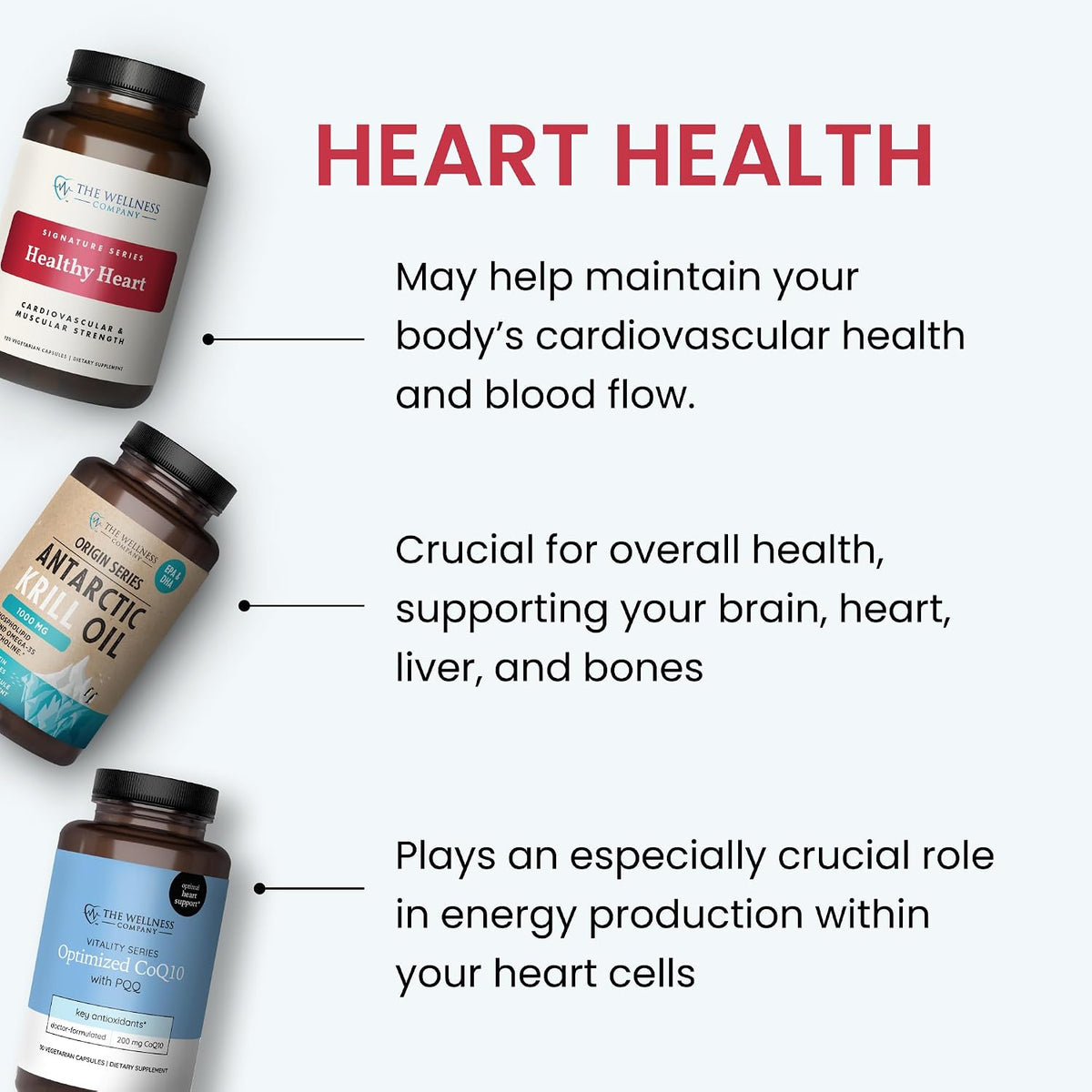 Healthy Heart – Grape Seed Extract & Taurine, Cardiovascular Support, 120ct