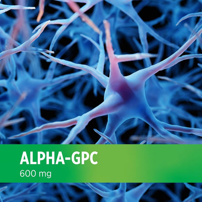DOCTORS' PREFERRED Alpha GPC Supplement - Premium Formula. 600 MG/Serving, 60 Vegan Capsules, 30-Day Supply