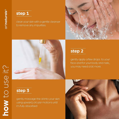 Artnaturals Rose & Vitamin E Face Oil, 4 oz