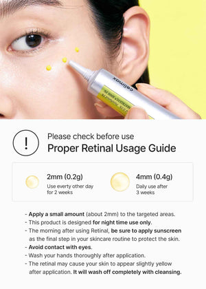 celimax The Vita A Retinal Shot Tightening Booster (Duo Set 15mlx2) | 0.1% Retinal, 3% Matryxyl, High-Strength Retinoid for Anti-Aging, Pore Minimizer