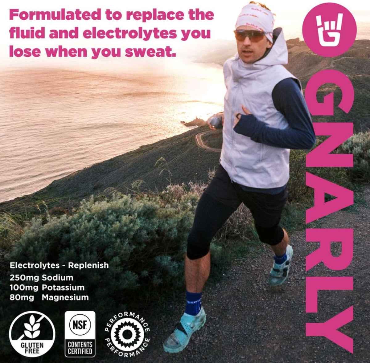 Gnarly Nutrition Hydrate Raspberry (14.10oz) Fuel2O Limeade - (25 Serv) Bulk Bag (25.57oz)