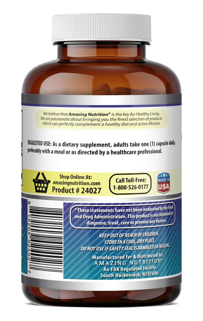 Amazing Formulas Citicoline 250 mg | Capsules Supplement | Non-GMO | Gluten Free | Made in USA (60 Count)