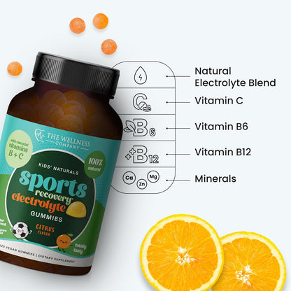 Kids Naturals Sport Recovery Gummies – Daily Wellness Support | 120ct (2 Month Supply)