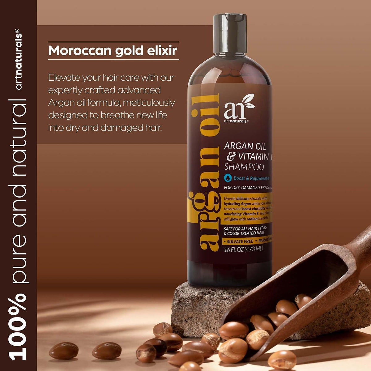 ArtNaturals Argan Hair Growth Shampoo, 16 fl oz