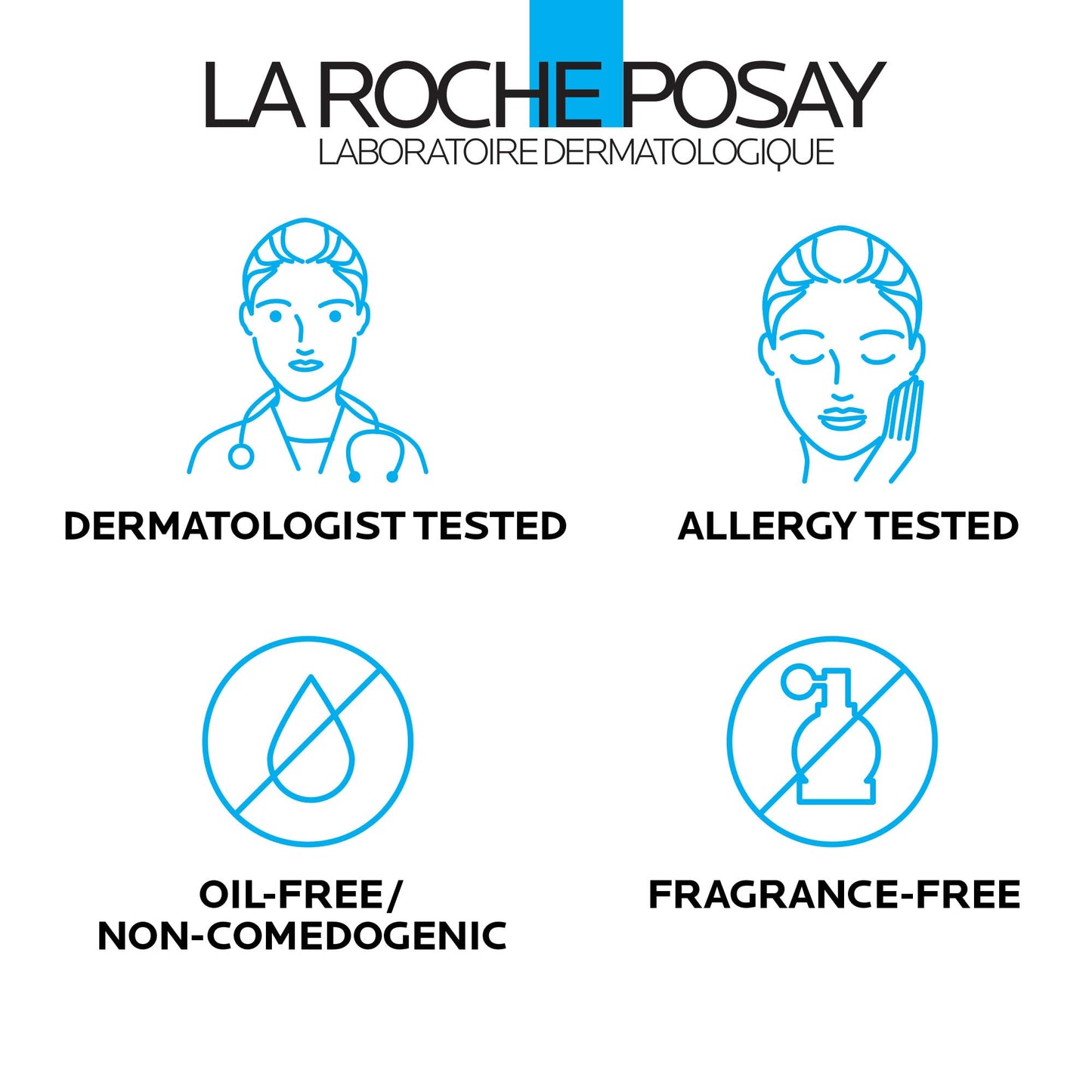 La Roche-Posay Toleraine Skin Care Set, Double Repair Face Moisturizer 100ml & Purifying Foaming Facial Cleanser 50ml, Oil Free Moisturizer & Face Wash For Oily Skin,