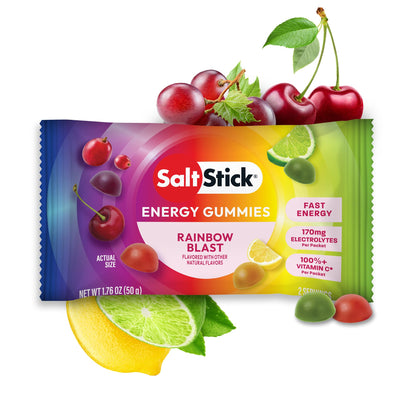 SaltStick Energy Chews Energy Gummies Variety Pack 10 Bags/ 20 Servings
