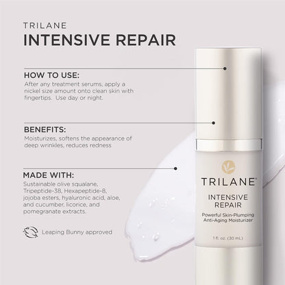Healthy Directions Trilane Intensive Repair Deep Wrinkle Repair Anti-Aging Moisturizer with Squalane