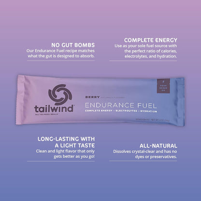 Tailwind Nutrition Endurance Fuel, Berry, 12 Servings