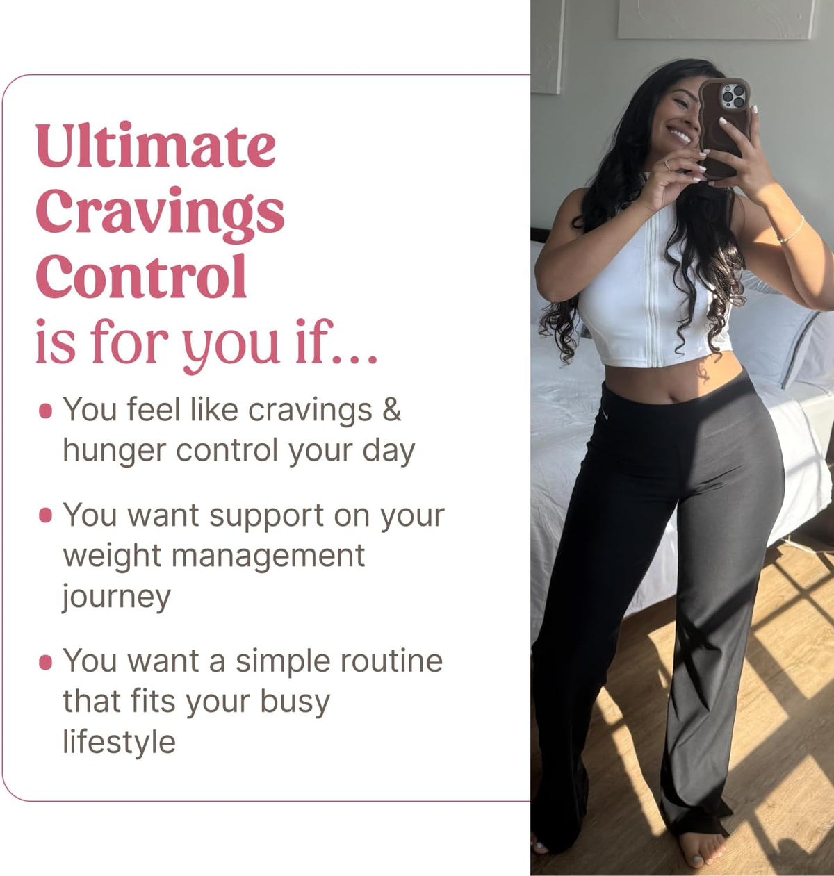 Happy Mammoth Ultimate Cravings Control – Sugar & Carb Cravings Support, Chromium, Natural Appetite Management & Metabolism Supplement for Adults, Non-GMO, No Gluten, Dairy, Soy or Sugar, 48 Capsules